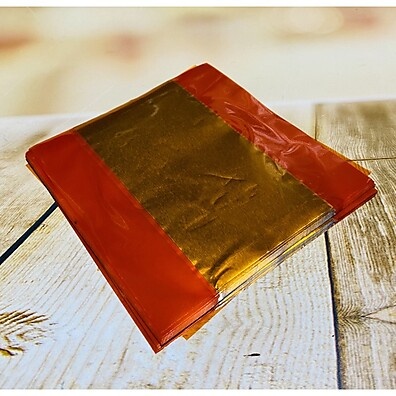 Embalagens Trufa: 100 Unidades Laranja 12x12,5cm