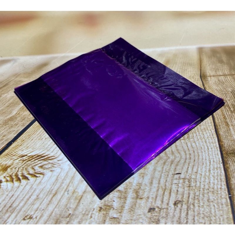 Embalagens Trufa: 100 Unidades Roxa 12x12,5cm