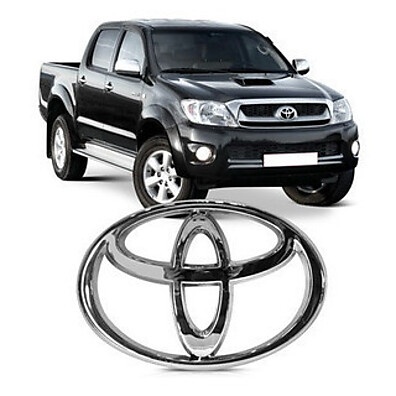 Emblema da Grade Hilux 2005 a 2011 – Cromado e Resistente