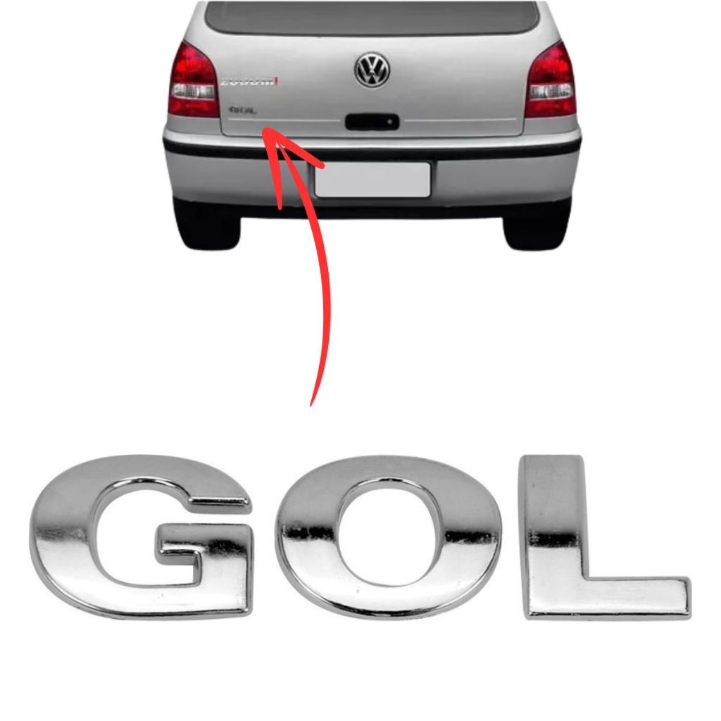 Emblema Gol G3 Cromado: Renove seu Carro!