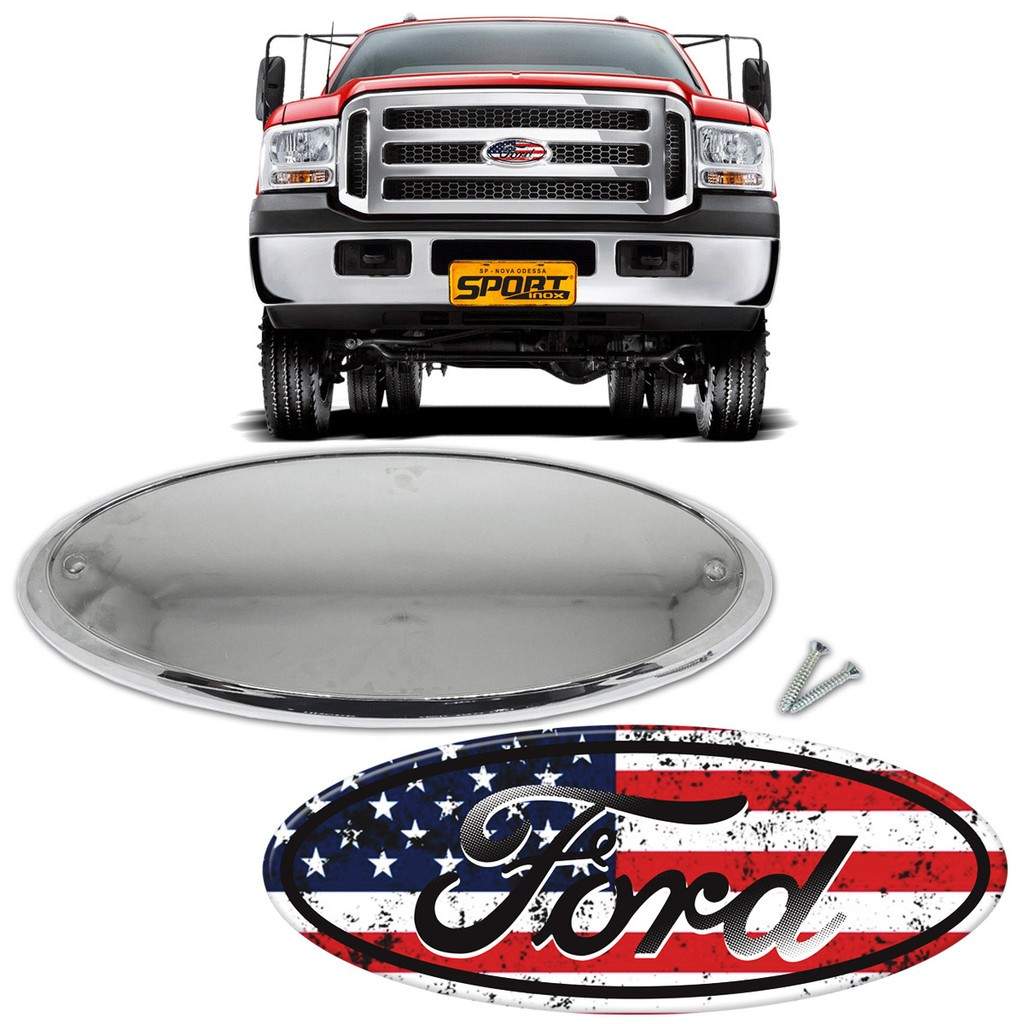 Emblema Grade F-250/F-350/F-4000: Visual Único!