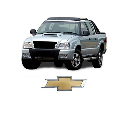 emblema-s10-blazer-grade-dourada-original
