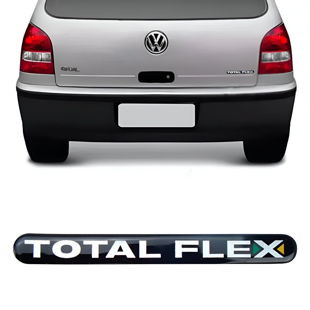 Emblema Total Flex: Personalize seu Carro!