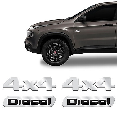 Emblemas Toro 4x4 Diesel: Personalize com Estilo!