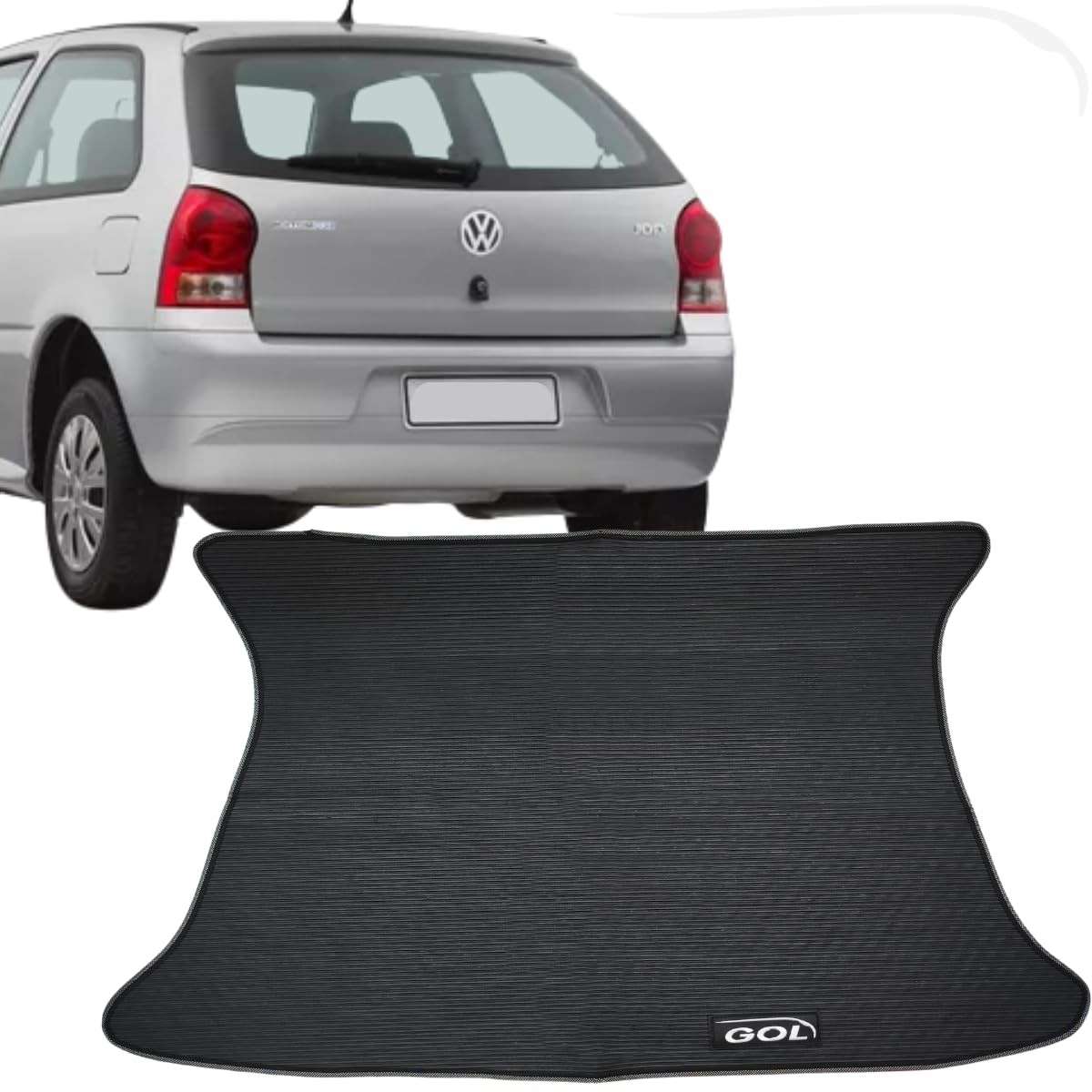Tapete Porta Malas Emborrachado Gol G2 G3 G4 (1980-2013) - Proteção e Estilo