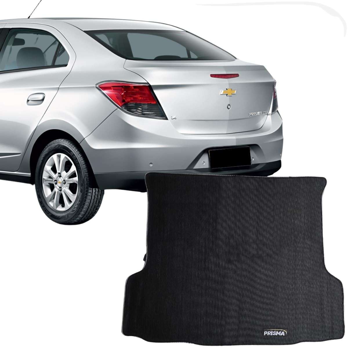 Tapete Porta Malas Emborrachado Chevrolet Prisma 2013-2024 | Proteção e Estilo Lanzi