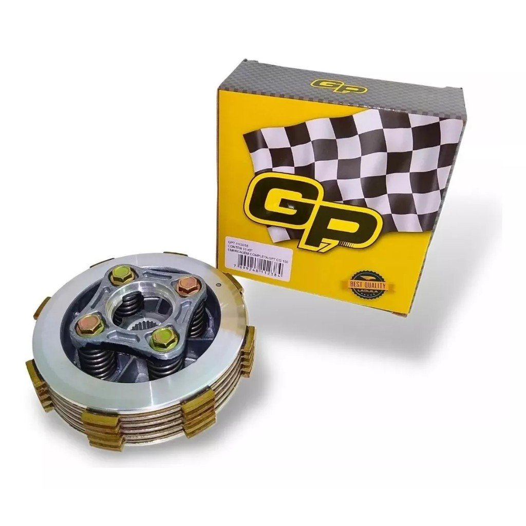 Embreagem Bros 125/150 e CG 160: Kit Original GP7