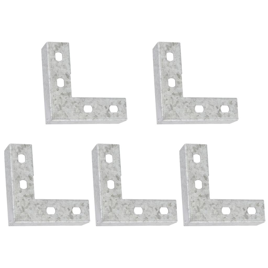 Emenda Interna L Zincada 38x38: Kit com 5 Unidades