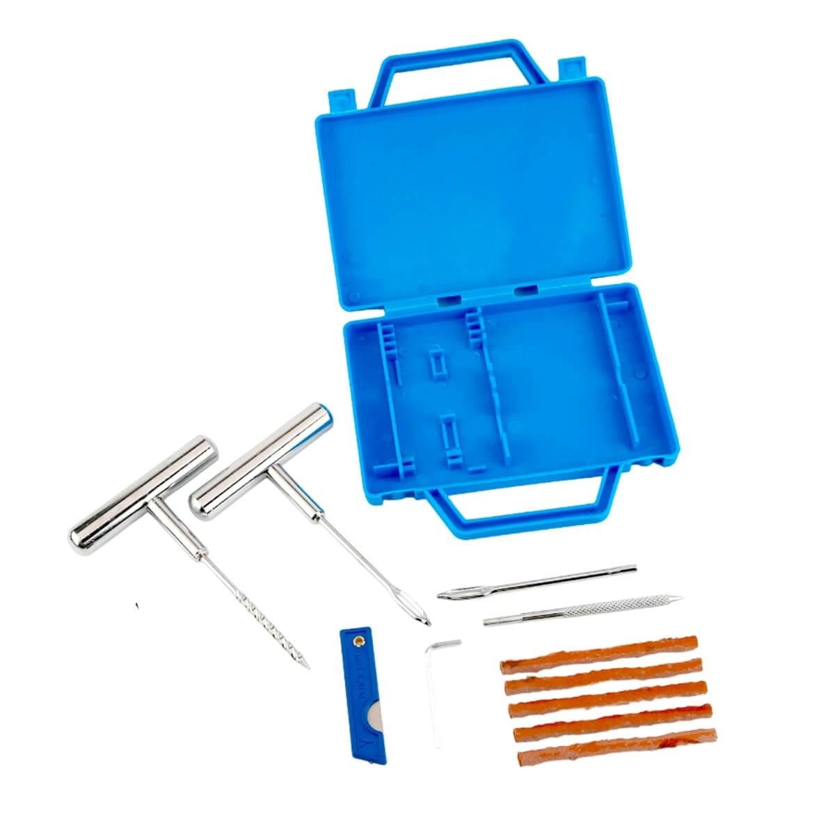 Kit Reparo Pneu Emergência: Remendo Rápido para Bicicleta e Moto