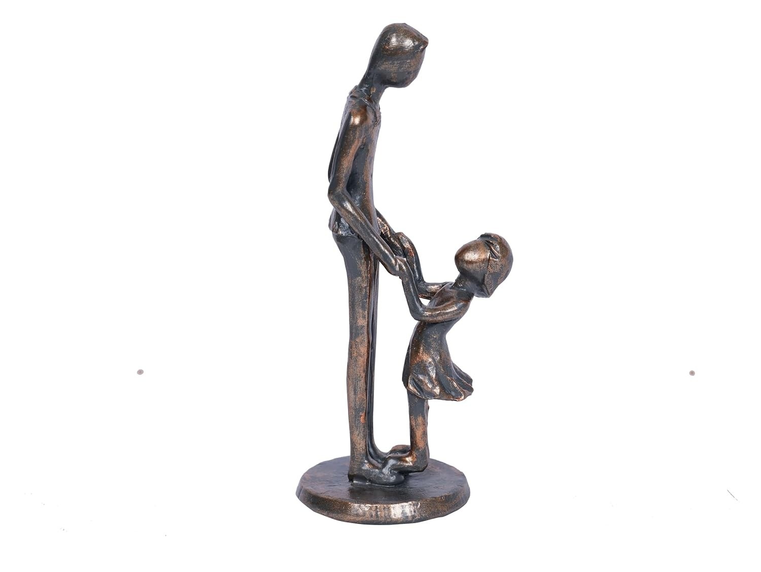 Presente de Estátua Pai e Filha - Lembrança Emocionante para Dia dos Pais, Aniversário ou Presente Especial