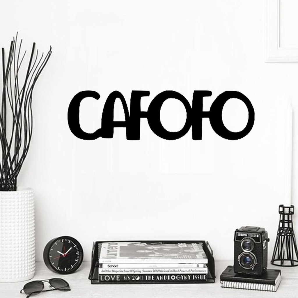 Cafofo Decorativo: Palavra de Parede que Encanta!