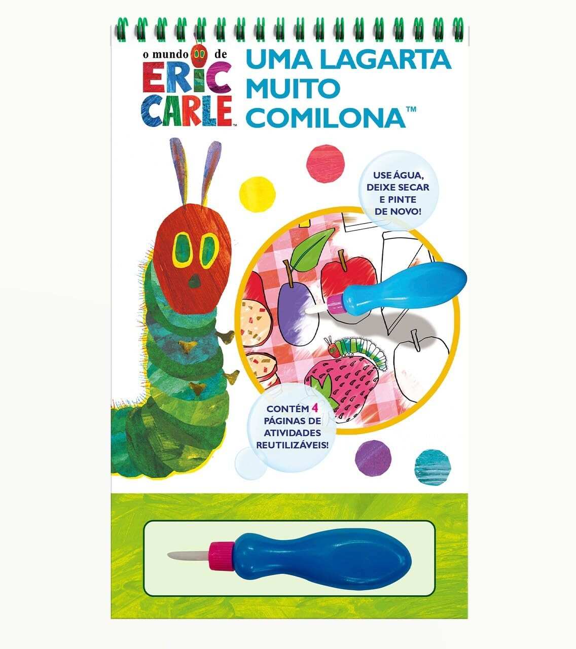 Eric Carle: Uma Lagarta Muito Comilona - Aquabook Infantil Encantador