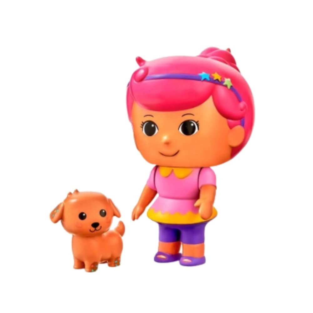 Boneca Chocoline + Cachorro Docecookie – Brincadeira Encantadora em Vinil