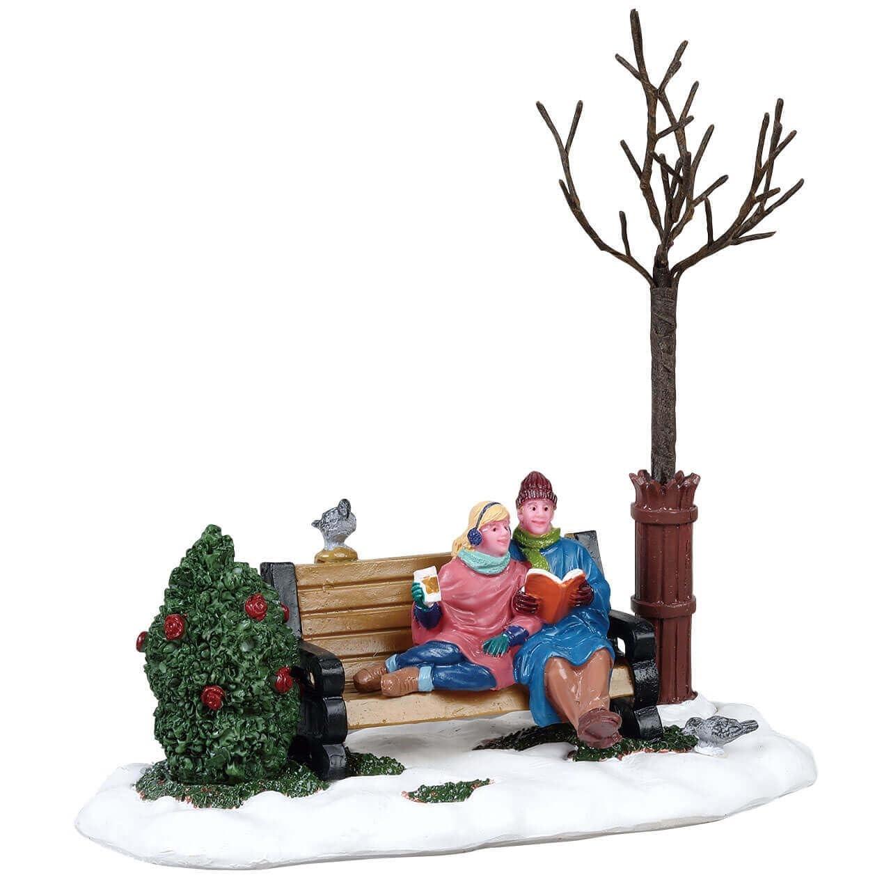 Lemax Village Collection Cozy Christmas #63269 - Decoração Encantadora para Sua Vila de Natal