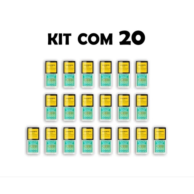 Endurecedor de Unhas Top Beauty: Kit 20 Bases
