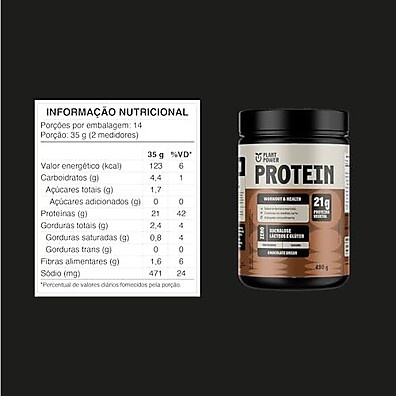 Proteína Vegana Chocolate: Energia Pura Plant Power 490g