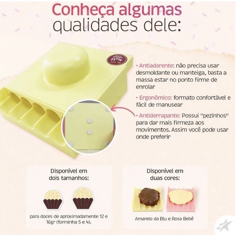 Enrolador de Doces Blue Star: Brigadeiro Perfeito!
