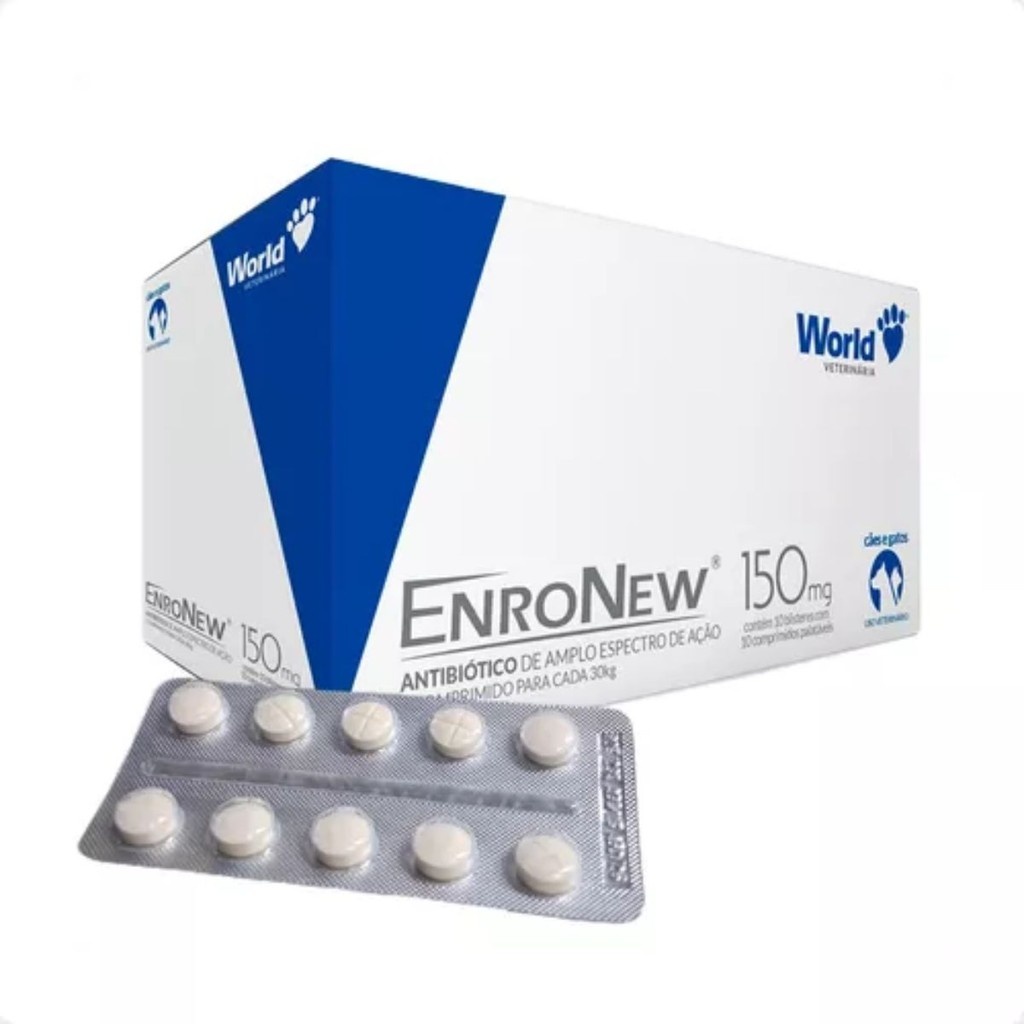 EnroNew 150mg: Antibiótico para Cães e Gatos