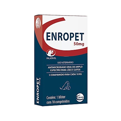 Enropet 50mg: Antibiótico para Cães e Gatos