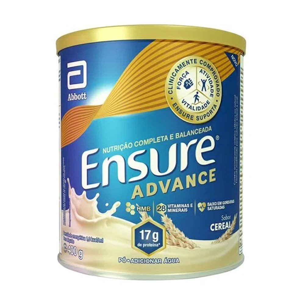 Ensure Advance Cereal: Nutrição Completa 400g