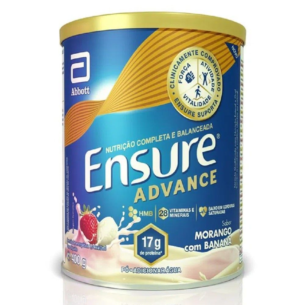 Ensure Advance Morango e Banana: Nutrição Completa!