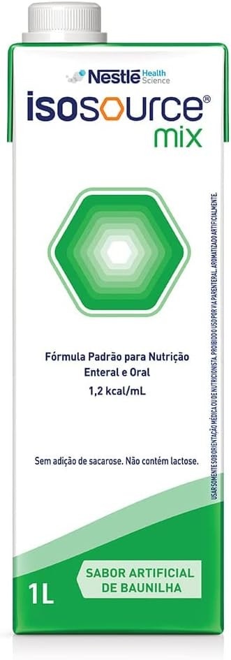 Nutrição Enteral e Oral Isosource Mix Baunilha 1l