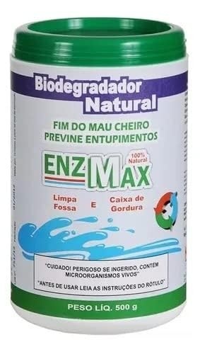 Enzmax Limpa Fossa Séptica e Caixa de Gordura com Enzimas - 500g