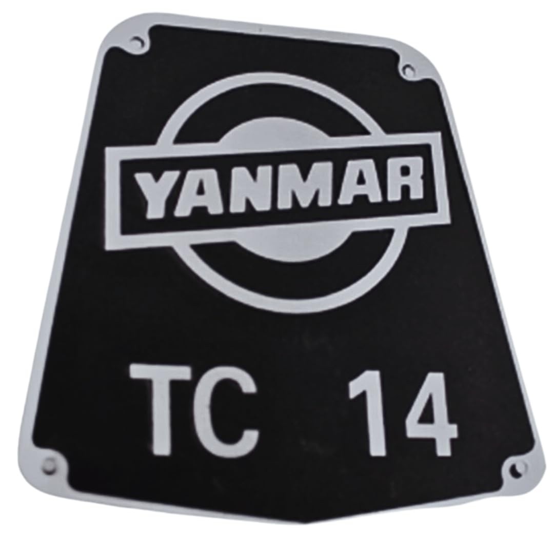 Placa de Identificação Yanmar TC14: Durabilidade e Precisão para seu Equipamento