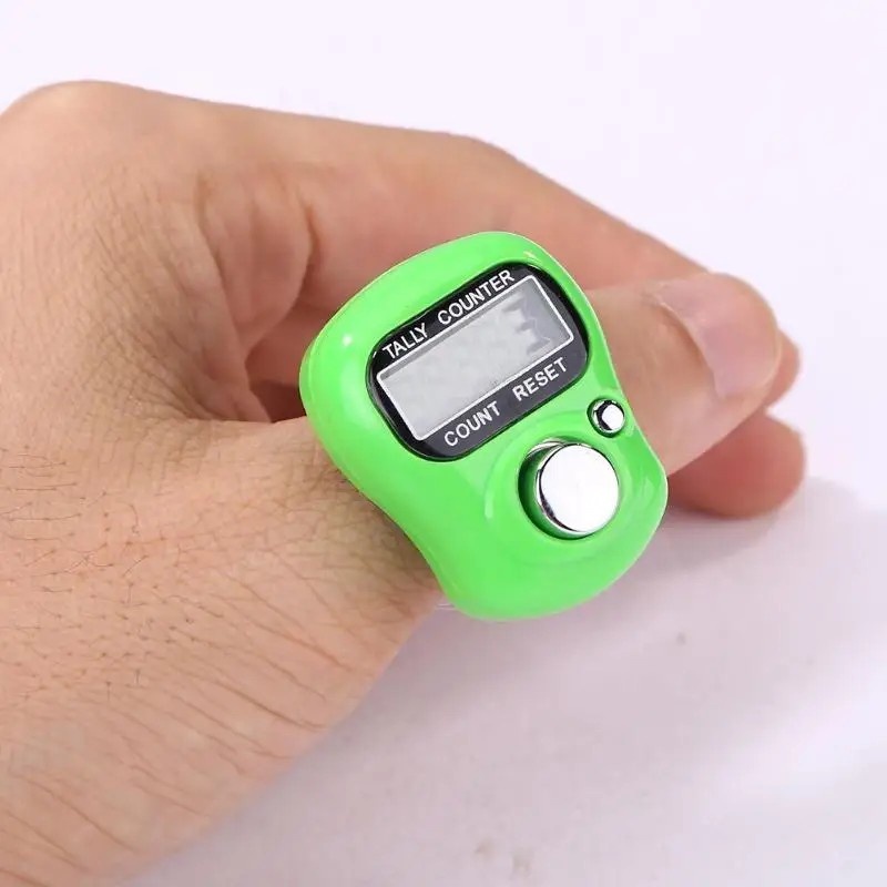 Mini Contador de Dedo Digital – Tricô e Crochê sem Erros