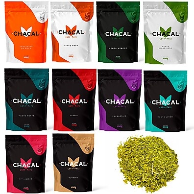 Erva Mate Chacal Premium: Kit 10 Sabores 500ml