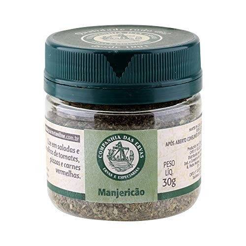 Companhia das Ervas Manjericão Pote Pet 30G