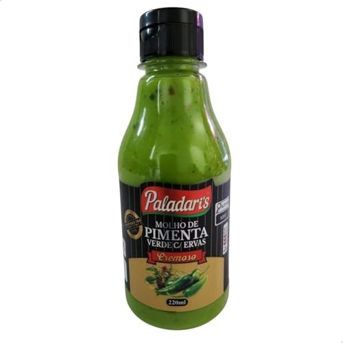 Molho de Pimenta Verde com Ervas Paladari's Premium, 220ml