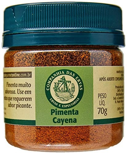 Companhia das Ervas Pimenta Cayena Companhia Das Ervas Pote Pet 70G