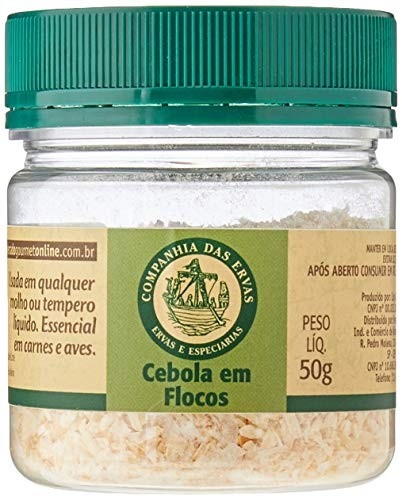 Companhia das Ervas Cebola Em Flocos Companhia Das Ervas Pote Pet 50G