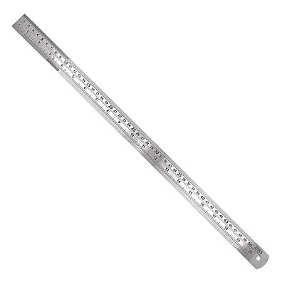 Escala Inox 500mm Zaas: Precisão Profissional