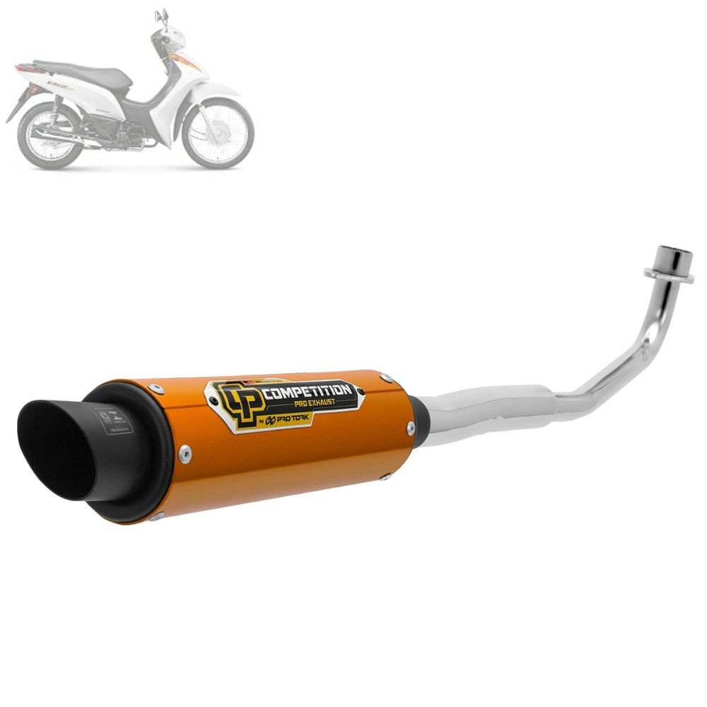 Escapamento Biz 100: Ronco Esportivo Pro Tork Competition