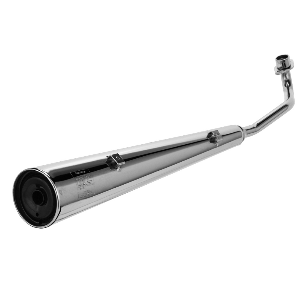 Escapamento Biz 125 Pro Tork: Original e Cromado