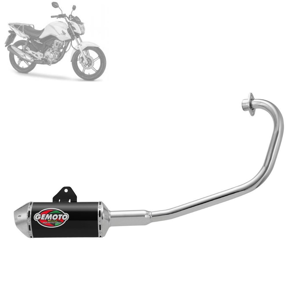 Escapamento Gemoto Trioval: Ronco Esportivo + Performance
