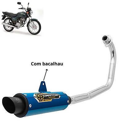 Escapamento Titan 125: Ronco Esportivo Pro Tork