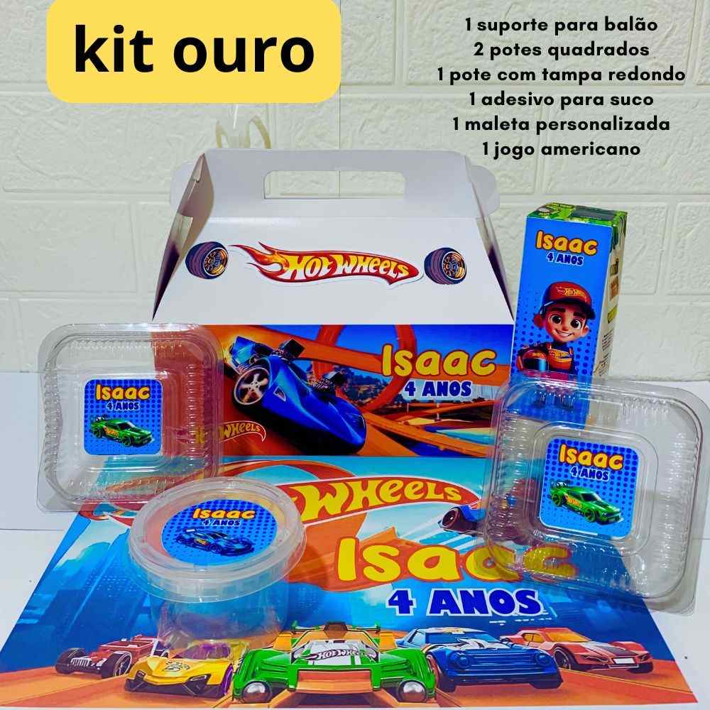 Kit Festa Hot Wheels: Personalize a Escola!