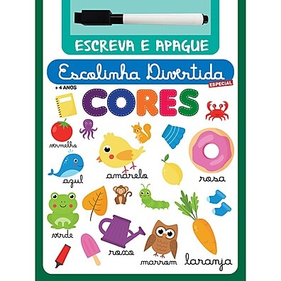 Escolinha Divertida Especial - Cores: Aprender Brincando!
