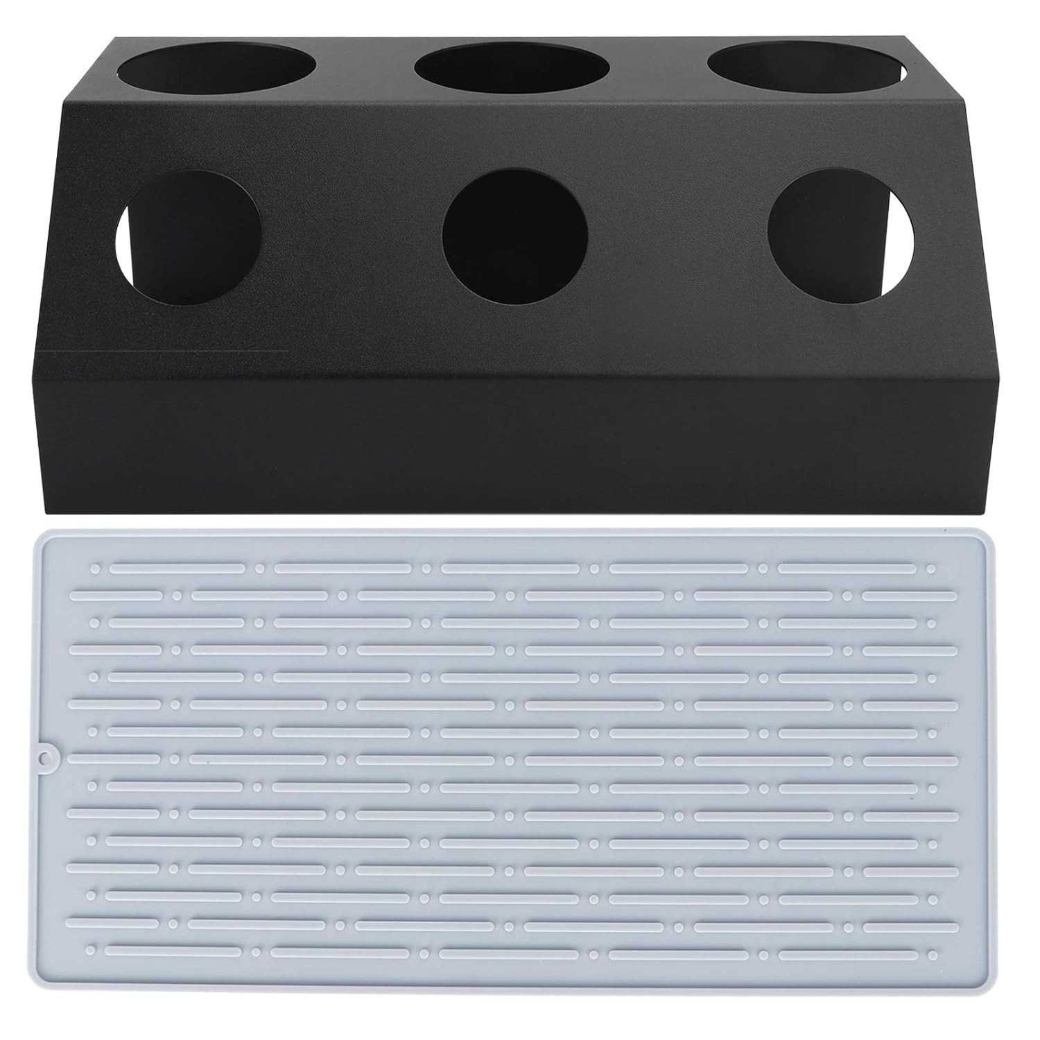 escorredor-drenagem-de-premium-furos-aluminio-silicone-almofada-de-e-a-3-garrafas-preto-com-em-a