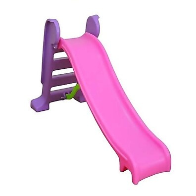 Escorregador Infantil Rosa e Lilás: Diversão Segura!