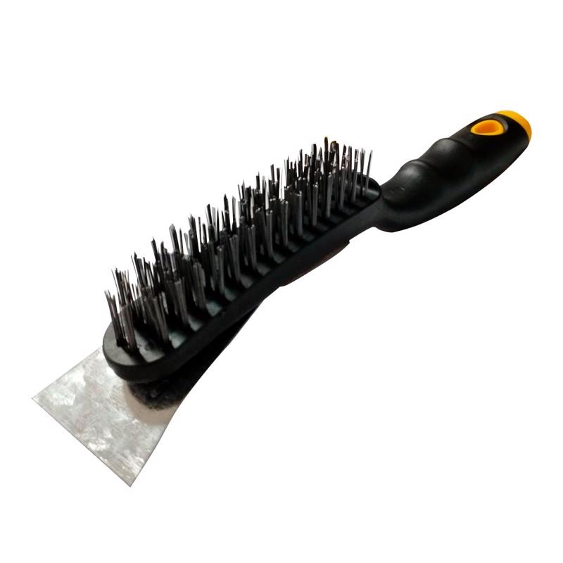 Escova Aço Latonado Multiuso: Limpeza Pesada!