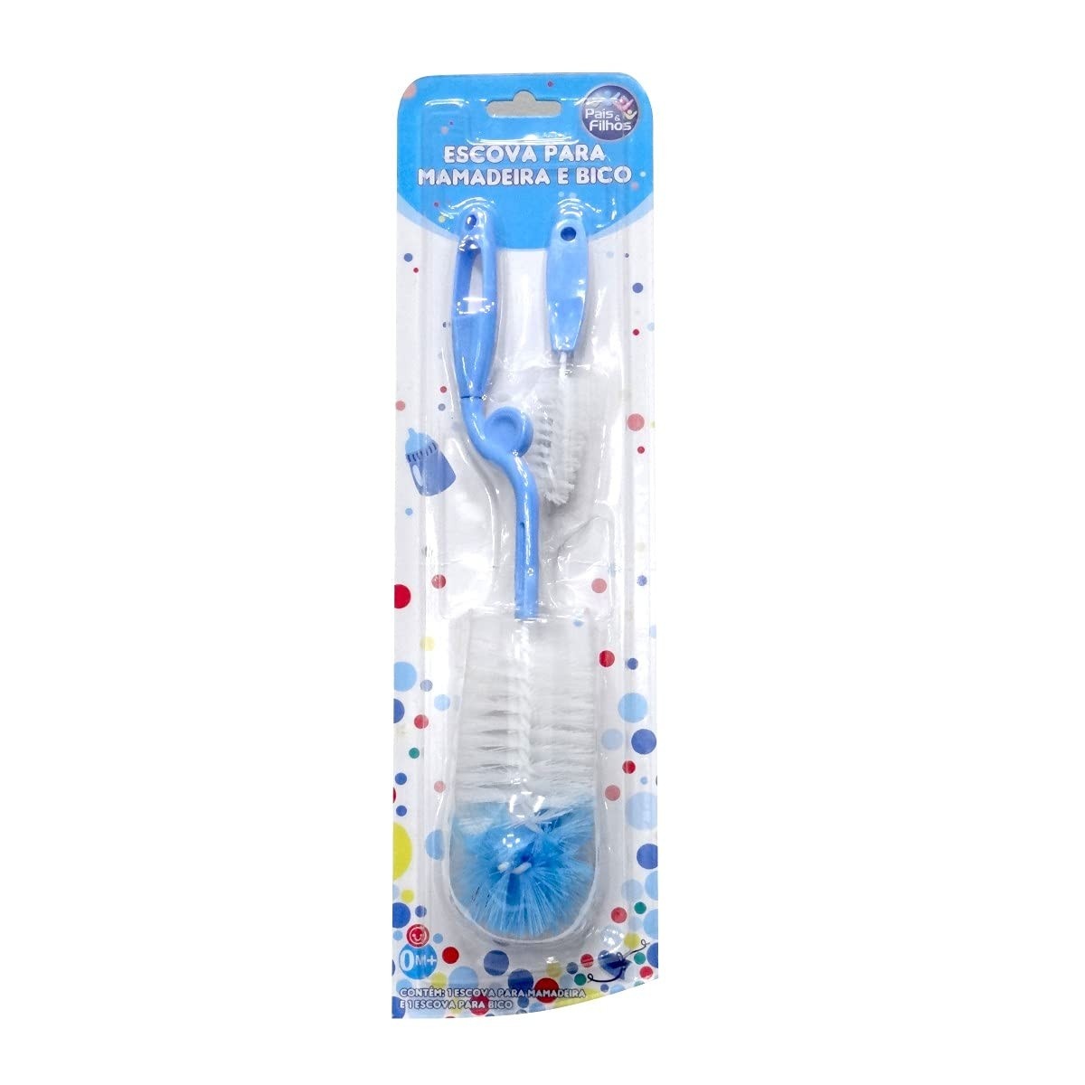 Acessório para Mamadeira com Escova - Limpeza Fácil e Segura para Bebês