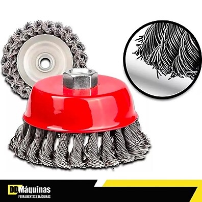 Escova de Aço Copo 100mm MTX: Limpeza Pesada!