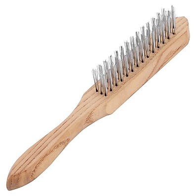 Escova de Aço Manual SPARTA 3 Fileiras: Limpeza Profunda e Durável