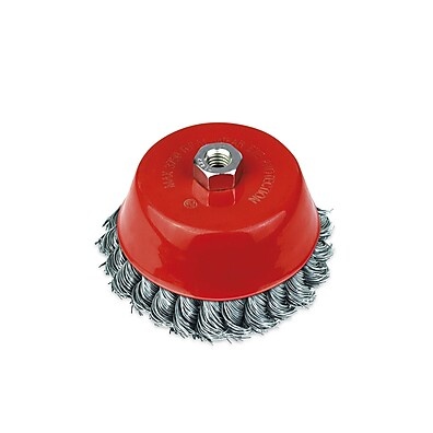 Escova de Aço Trançado 60mm – Limpeza Pesada com Rosca M14