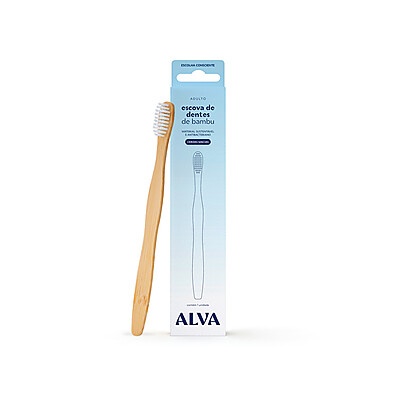 Escova de Dentes Bamboo Alva: Sustentável e Eficaz