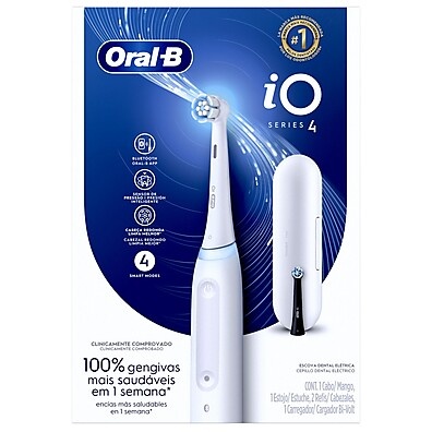 Escova de Dentes Elétrica Oral-B iO4: Saúde Real em 1 Semana